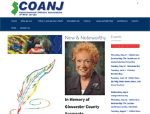 Tablet Screenshot of coanj.com